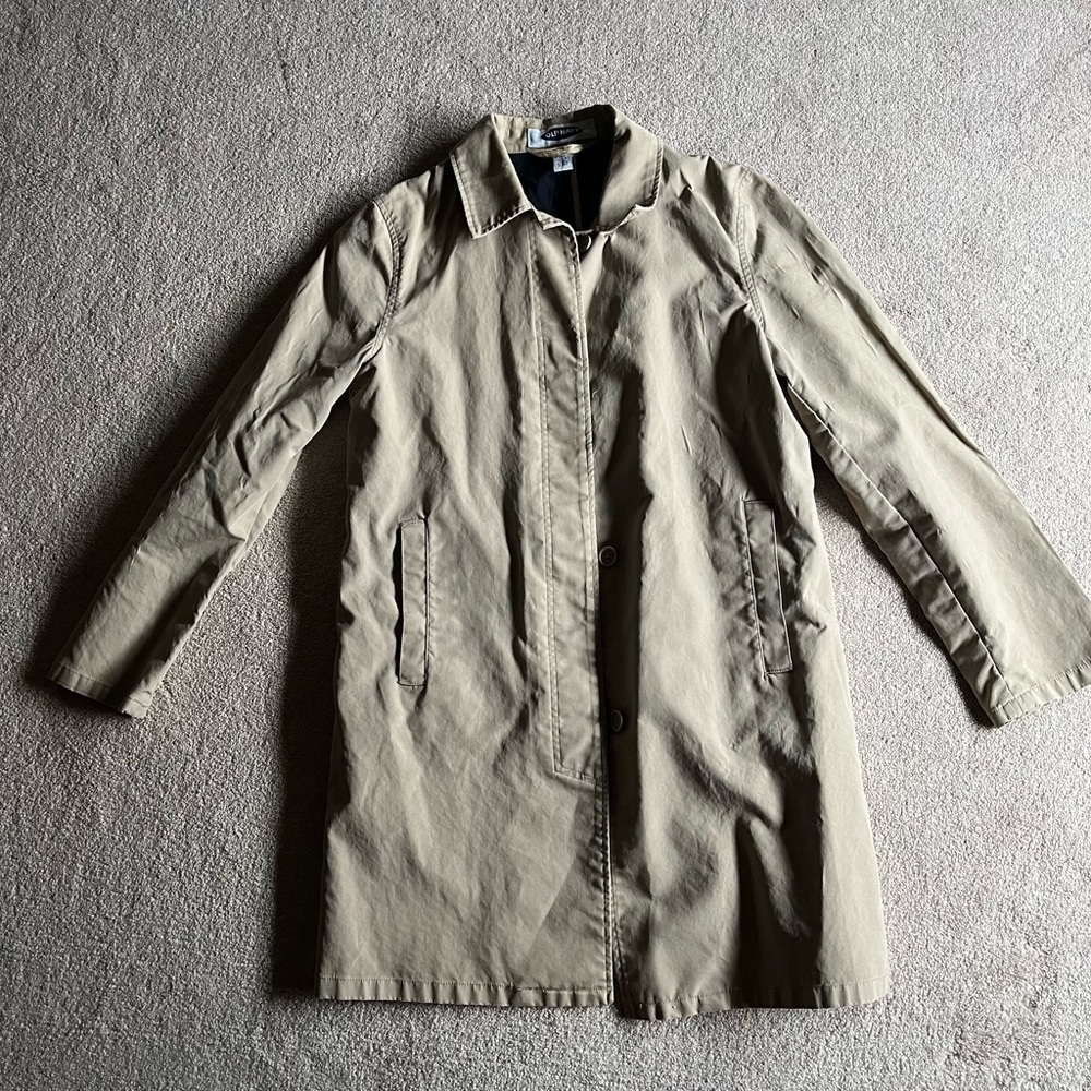 Old Navy Beige and Navy Cotton Jacket